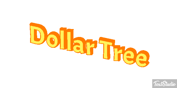 Dollar Tree Efecto de texto