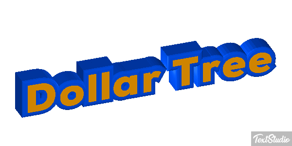 Dollar Tree Efecto de texto