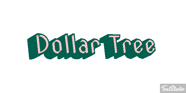 Dollar Tree Efecto de texto