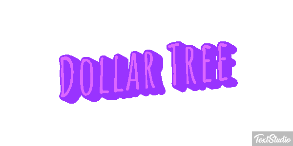 Dollar Tree Efecto de texto