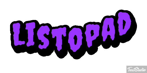 Listopad Text effect