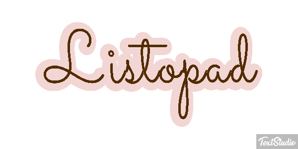 Listopad Text effect