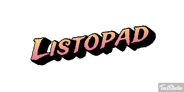 Listopad Text effect