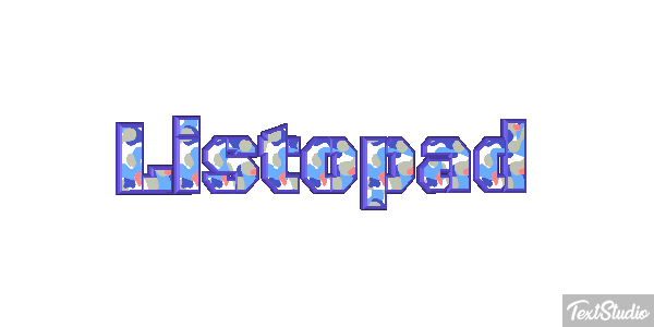 Listopad Text effect