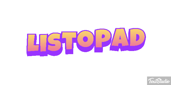 Listopad Text effect