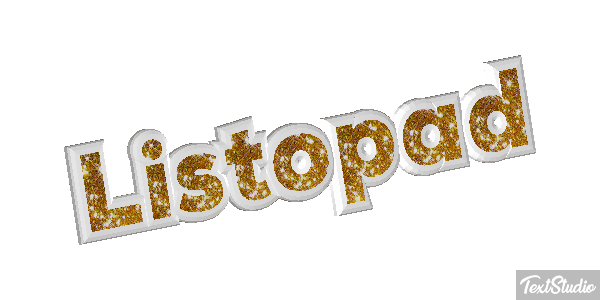 Listopad Text effect
