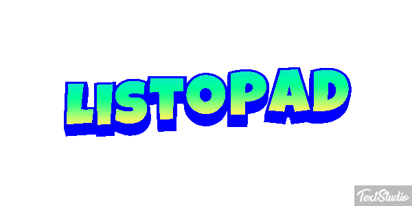 Listopad Text effect