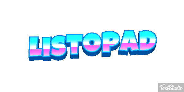 Listopad Text effect