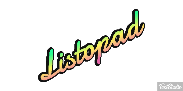 Listopad Text effect