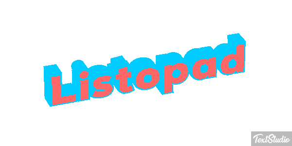 Listopad Text effect
