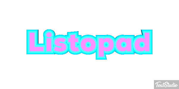 Listopad Text effect