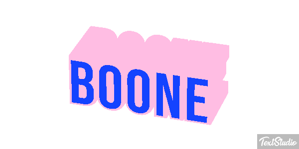 Boone Text effect