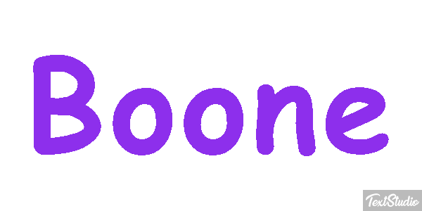 Boone Text effect