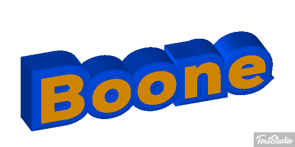 Boone Text effect