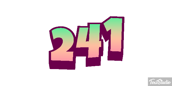241 Efekt tekstowy