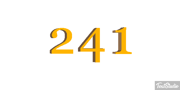 241 Efekt tekstowy