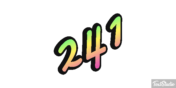 241 Efekt tekstowy