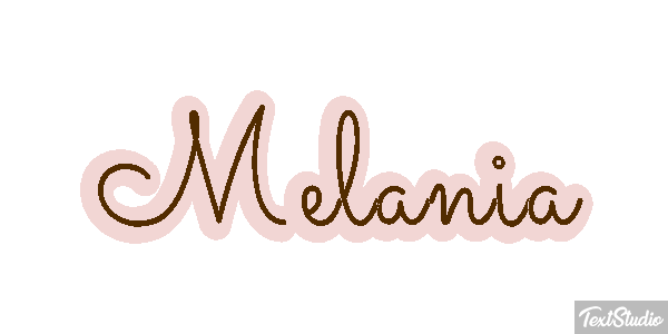 Melania Effetto testo