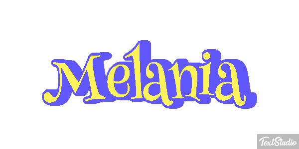 Melania Effetto testo