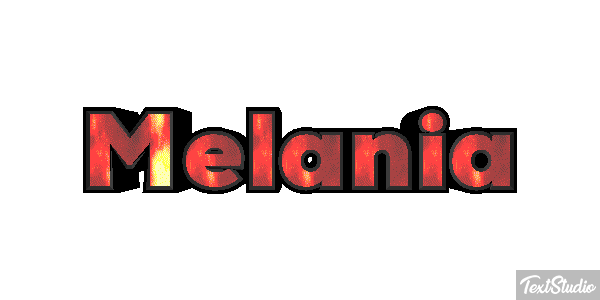Melania Effetto testo