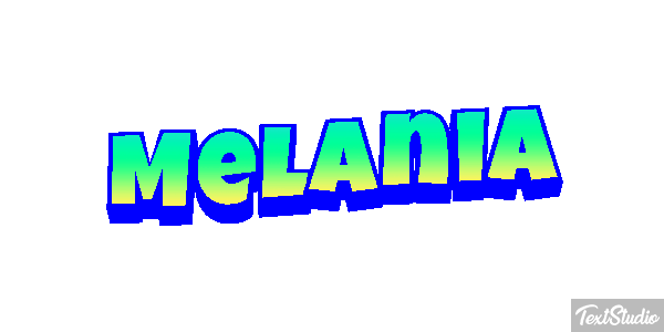 Melania Effetto testo