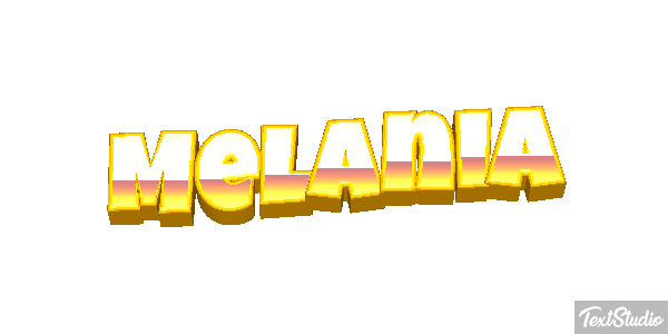 Melania Effetto testo