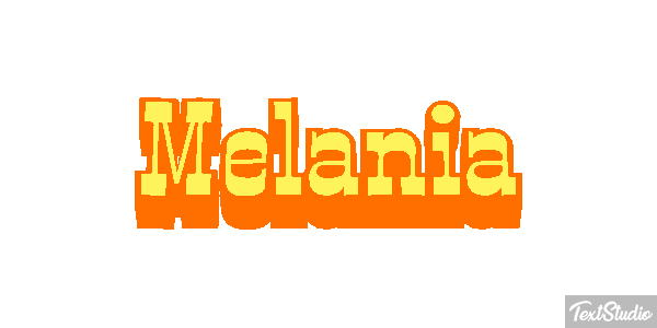 Melania Effetto testo