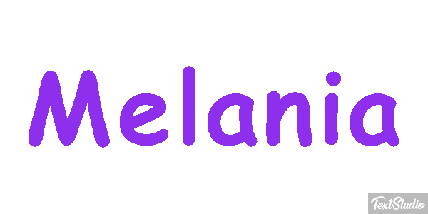 Melania Effetto testo