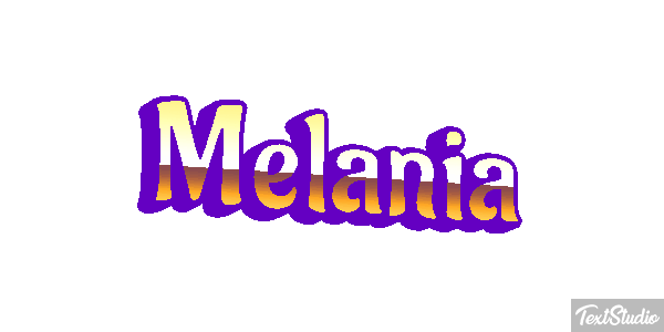 Melania Effetto testo