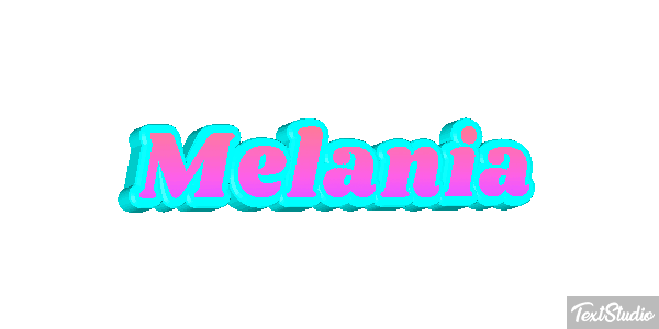 Melania Effetto testo