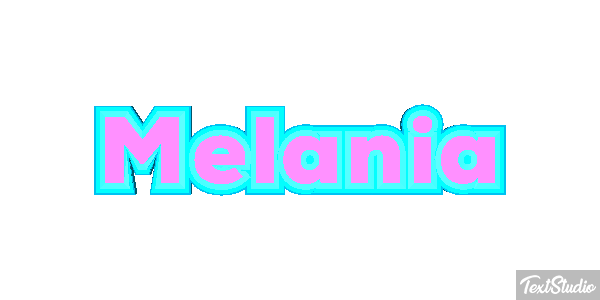 Melania Effetto testo