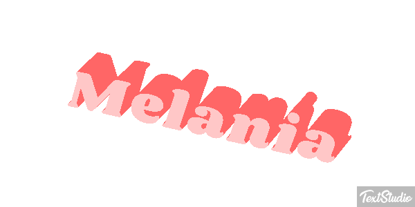 Melania Effetto testo