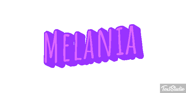 Melania Effetto testo