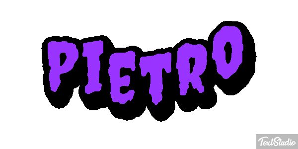 Pietro Efecto de texto