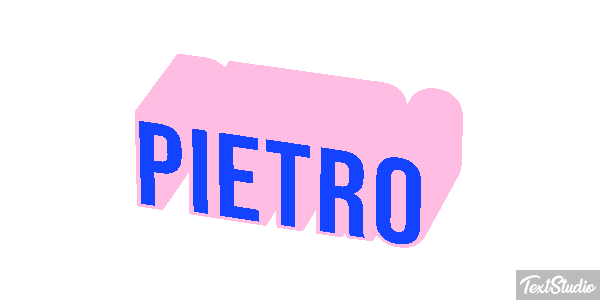 Pietro Efecto de texto