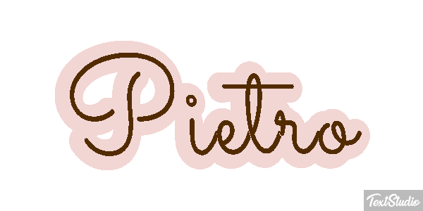 Pietro Efecto de texto