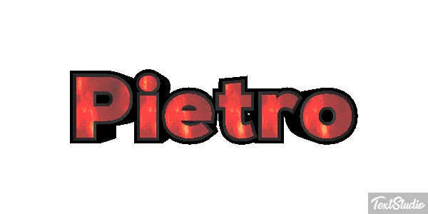 Pietro Efecto de texto