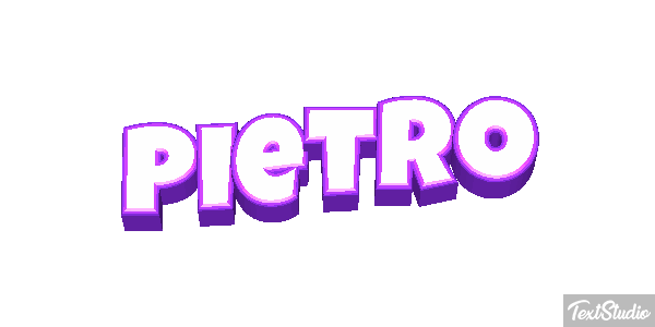 Pietro Efecto de texto