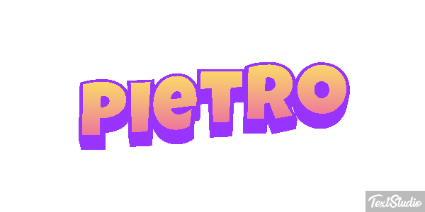 Pietro Efecto de texto