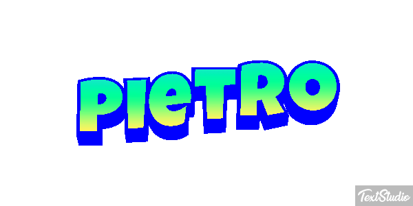 Pietro Efecto de texto