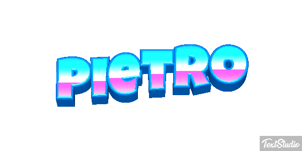 Pietro Efecto de texto