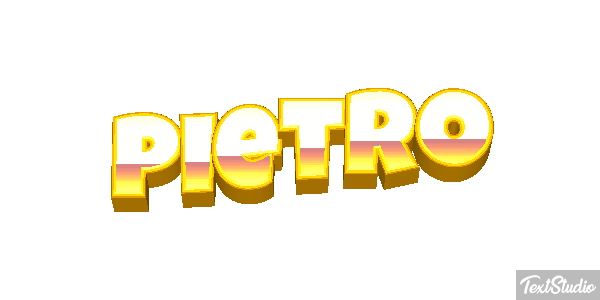 Pietro Efecto de texto
