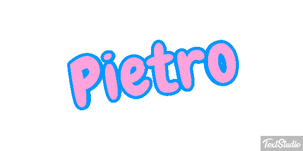 Pietro Efecto de texto