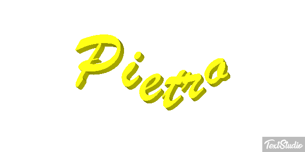 Pietro Efecto de texto
