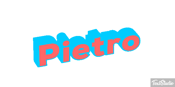 Pietro Efecto de texto