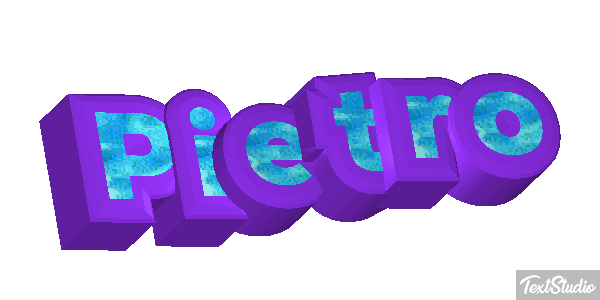 Pietro Efecto de texto