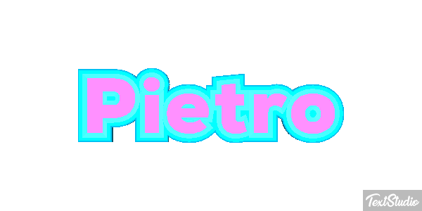 Pietro Efecto de texto