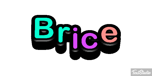 Brice Text effect