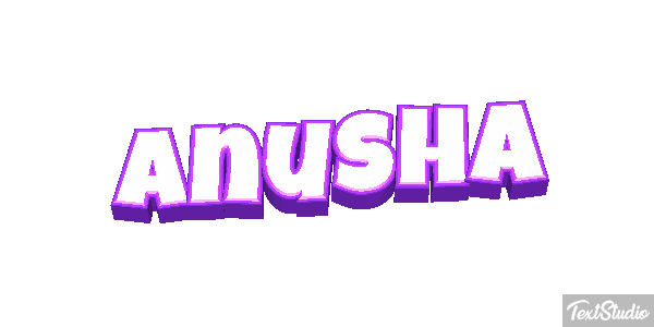 Anusha Text effect