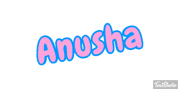 Anusha Text effect